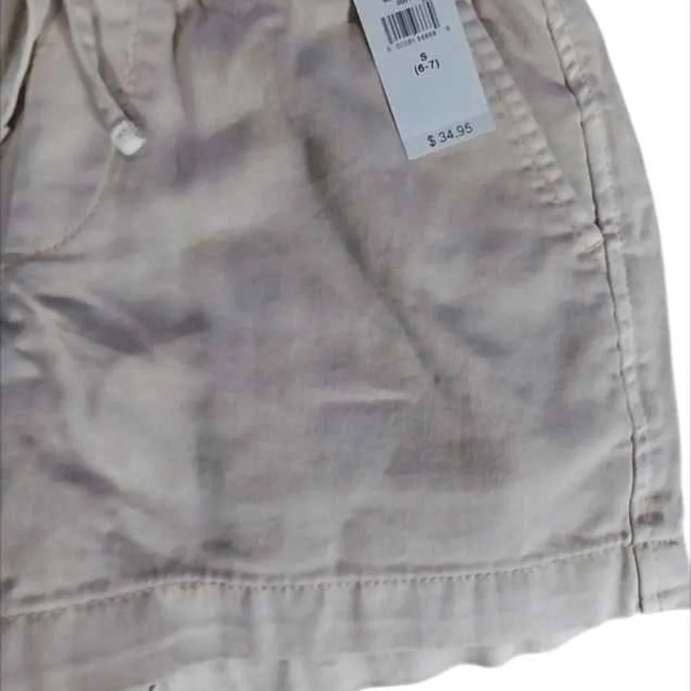 NWT Kids GAP Tan Relaxed Fit Shorts with Elastic Waistband ~S(6/7)